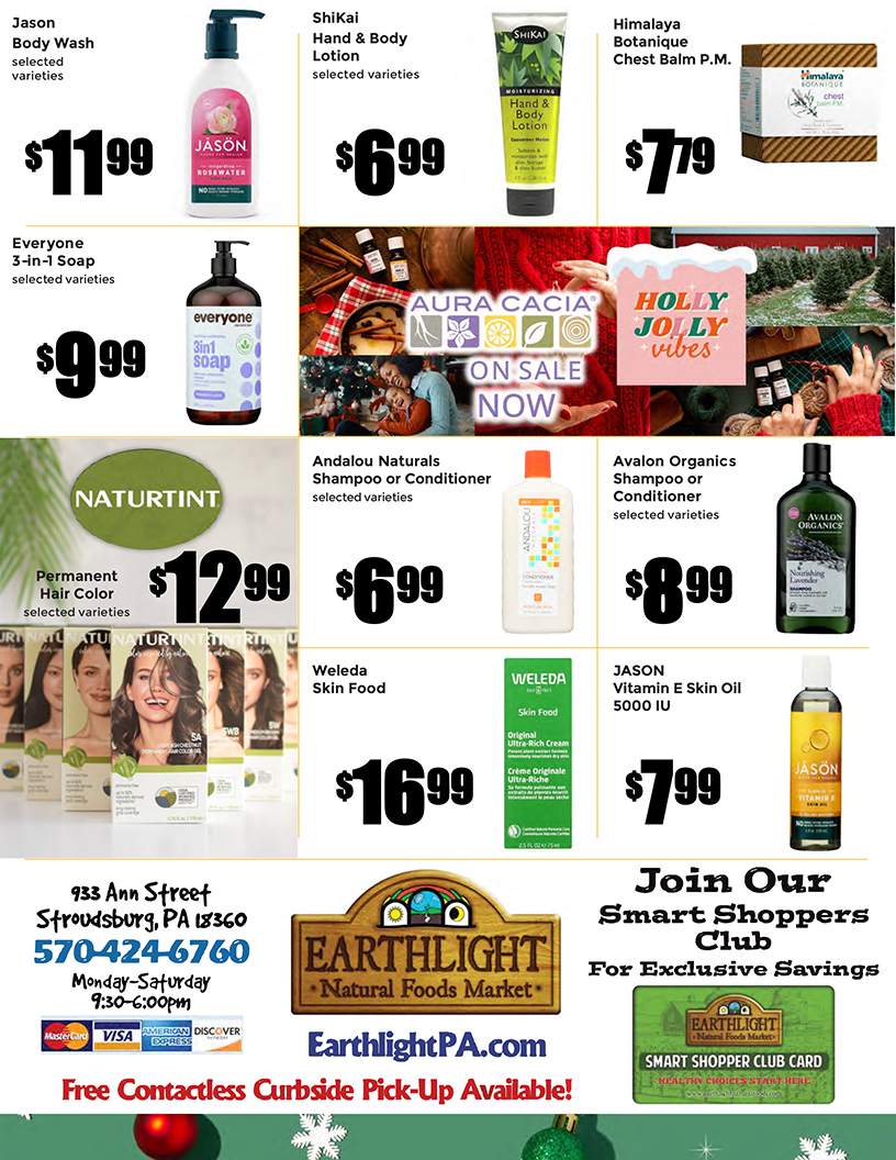 Page eight of the December Flyer